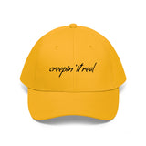 creepin' it real™️ logo unisex hat / black detail