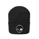 creepin' it real ICON knit toque / white font