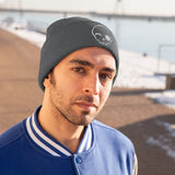 creepin' it real ICON knit toque / white font