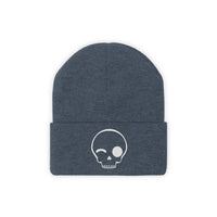 creepin' it real ICON knit toque / white font