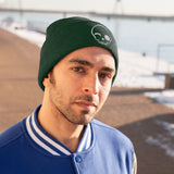 creepin' it real ICON knit toque / white font